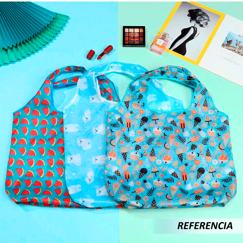 Bolsa de compras plegable reutilizable - Imagen 4