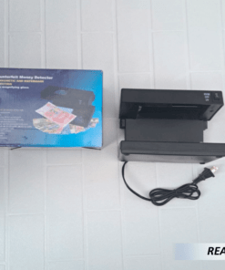 Detector de billetes falsos con luz UV