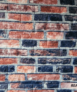 Papel tapiz azul ladrillo