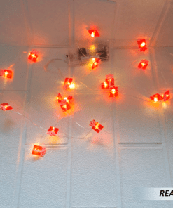 Luces mini caja regalos de navidad