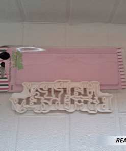 Molde de plastico feliz cumpleaños