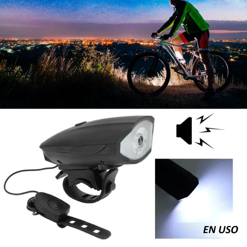 Luz para bicicleta charging fy318 - Imagen 5